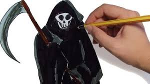 Observad la pieza redondeada donde se situaran los labios. Como Dibujar A La Muerte Facil Paso A Paso Youtube