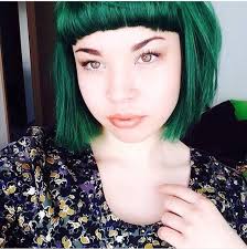 Bunte & außergewöhnliche haartönungen und haarfarben. Ig S Green Kitty Radiates In Greenenvy Grune Haare Haar Styling Haarschonheit