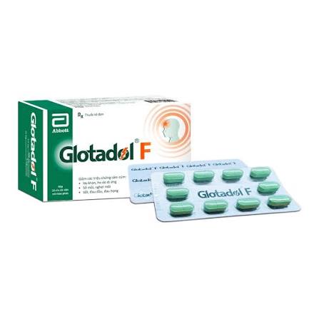 Thuốc Glotadol F hỗ trợ giảm nhanh các triệu chứng do cảm cúm, cảm lạnh  (100 viên)