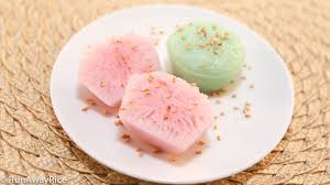 Steamed Rice Cakes Cow Cakes Banh Bo Hap Easy Recipe Video Recipe Cow Cakes Honeycomb Cake Banh Bo