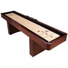 Level Best 9 Ft Mahogany Shuffleboard Table F1147 Products Shuffleboard Table Table Games Table