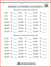 Free tool to round numbers to thousands, hundreds, tens, tenths, hundredths, thousandths, fractions, or many other levels of rounding a number involves replacing the number with an approximation of the number that results in a shorter, simpler, or more explicit representation of said number based on. Rounding To The Nearest 10 And 100 Sheet 1 Rounding Worksheets 3rd Grade Math Math Round