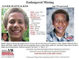 12 13 2012 Jaliek Rainwalker Missing Case Update Greenwich New York The Investigation Into The Looking For Someone America S Most Wanted Age Progression