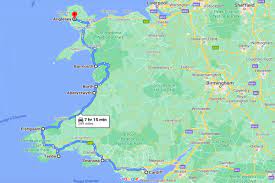 Wales Road Trip Map Places To Visit On A West Coast Of Wales Road Trip :: Camplify