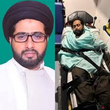 Maulana Dr Syed Faizan Raza Sb Qibla Sirsivi Ayyam e Aza e Fatimiya sa Ke  Unwan Par Sheffield Uk Me Majlis Khitab Kr Rahe The Achanak Majlis Ke Bad  Qibla Ki Tabiyat