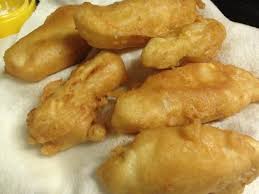 Fish batter recipe for tacos. Crunchy Batter Fried Fish No Beer Batter Fried Fish Fried Fish Recipes