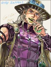 Gyro Zeppeli S Cheeky Smile Pixiv Midr Steel Ball Run Jojo Bizzare Adventure Jojo Anime Jojo Bizarre