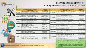 Anda berminat dengan kursus pendek seperti ini? Jadual Kursus Pendek Kolej Komuniti Kolej Komuniti Muar Facebook