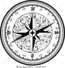 Black And White Compass Rose Vectors Of Vinatge Antique Compass Vintage Antique Compass In Black Csp9872213 Search Clip Art Illustr Vintage Compass Compass Drawing Vintage Antiques
