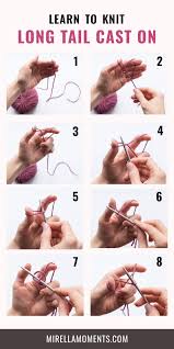 See more ideas about knitting patterns, knitting, knit crochet. Long Tail Cast On Method Quick Knitting Projects How To Start Knitting Beginner Knitting Patterns