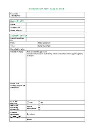 Check spelling or type a new query. 50 Accident Report Forms Car Work Injury More Templatearchive