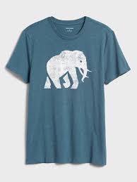 Elephant Logo Graphic T Shirt Banana Republic Factory Elephant Logo Logo Graphic T Shirt