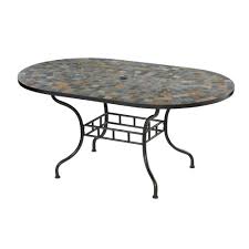 Discover endless outdoor styles just right for you. Homestyles Stone Harbor 65 In X 40 In Slate Tile Top Patio Dining Table 5601 33 The Home Depot