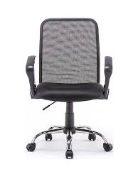 The mesh, frame, base, cylinder, arms and casters are all black. Mesh Office Chair With Arms Very Co Uk