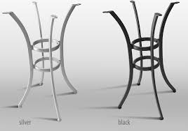 Premium solid wood types and metal. 4 Leg Bar Height Outdoor Table Base Sal1316b For Commercial Restaurant Furniture Table Bases