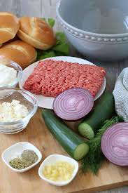 Maybe you would like to learn more about one of these? Greek Burger With Feta And Tzatziki Healthy Delicious