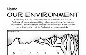 Practice grade 2 math worksheets with dynamic and interactive math questions. Earth Day Worksheets Edhelper Com