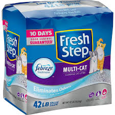 Fresh Step Multi Cat With Febreze Freshness Clumping Cat Litter Scented 42 Lbs Sincerely Hope That You Do Love Th Cat Litter Clumping Cat Litter Litter