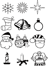 Adornos Navidad Para Colorear