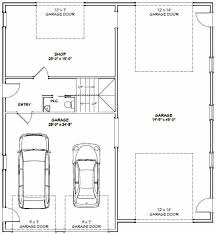 44x48 Apartment With 2 Car 1 Rv Garage Pdf Floorplan 1 645 Sqft Model 5a 29 99 Picclick Garagenwohnungsplane Rv Garage Grundriss