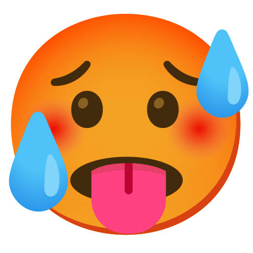 🥵 Visage Rouge Et Chaud Emoji: Signification & Utilisation