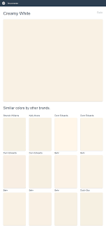 Behr's silky white is no plain white paint color. Behr Creamy White Paint Novocom Top