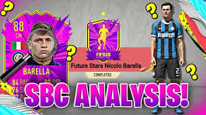 He bossed that last game against juve btw, him and barella were so good, cant wait for the euros. Fifa 20 Future Stars Nicolo Barella 88 Sbc Analysis Youtube