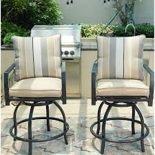 Shop for bar height patio chairs online at target. Patiofestival Outdoor Bar Stools Patio Bar Height Swivel Chairs Bar Stool Patio Furniture Tall High Counter Chair Bistro Set With Glass Top Table Back Padded Cushion For Balcony Bar Sets Patio Lawn