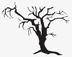 Download Halloween Tree Svg Cut File Silhouette Hd Png Download Kindpng