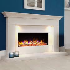 Had our new fireplace fitted today & it's stunning! Celsi Ultiflame Vr Parada Elite Illumia Limestone Electric Fireplace Suite Hotprice Co Uk