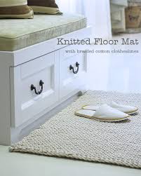 The woolery is the place for weaving, spinning, felting, dyeing, rug hooking and knitting. Floor Mat Free Knitting Pattern Tutorial Craft Passion