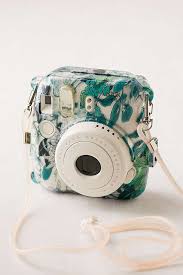 Slide View 1 Fujifilm Instax Mini Floral Hard Shell Camera Case Instax Mini Camera Polaroid Camera Case Fujifilm Instax Mini