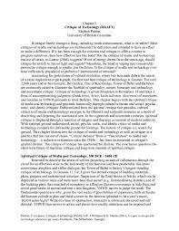 Pdf Critique Of Technology Stephen Petrina Academia Edu