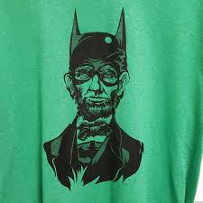 green lincoln batman graphic tee shirt nwot unisex