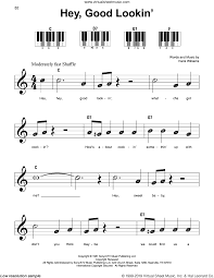Once the bus service has been restored, pam will manage the bus stop just east of the farm, opening the way to the the desert. Williams Hey Good Lookin Sheet Music For Piano Solo Pdf