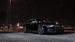 Black Audi Sedan Audi Rs4 Audi S4 Audi B8 Car Vehicle Night 1080p Wallpaper Hdwallpaper Desktop Audi S4 Audi Sedan Black Audi
