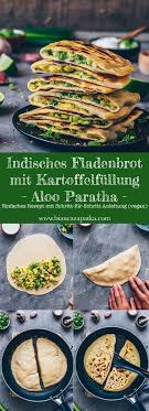 Aloo Paratha Indisches Fladenbrot Mit Kartoffelfullung Bianca Zapatka Rezepte Rezept Paratha Rezepte Rezepte Gesunde Rezepte