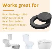 Amazon.com: Wall Hung Toilet Gasket, Z1210-57 Neoprene Gasket, Fits Wall  Hung Toilet Back Outlet Toilet Backflush Toilet Rear Discharge Toilet -  Black ...