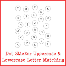 When purchasing an instant download product, you will be able to access the digital file instantly which you can print at home or take to a print shop. Dot Sticker Uppercase And Lowercase Letter Matching Gift Of Curiosity