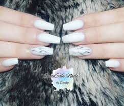 20+ cool coffin cute acrylic nails ideas. 40 Impressive White Coffin Nail Designs You Ll Flip For In 2020 For Creative Juice