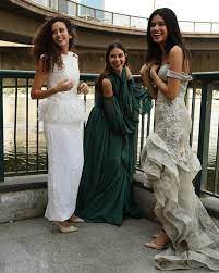 It Is The Internationalfriendshipday And We Are Celebrating With Rented Couture Dresses Your Girls Night Can Now Include Dresses Girls Night Wedding Dresses