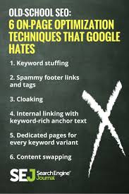 On Page Seo Never Stays Still Techniques That Were Once Legitimate May Be Strictly Forbidden Now Here Are Six On Page Optimization Tactics Tha School Seo Guide Seo