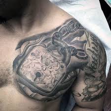 60 Lock Tattoos For Men Hardened Design Ideas Lock Tattoo Tattoos For Guys Heart Lock Tattoo