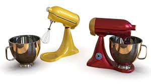 Kitchenaid Mixer 3d Model 3d Model In 2020 Kitchen Aid Mixer Kitchen Aid 3d Model