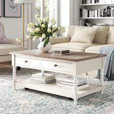 Kelly Clarkson Home Vicente Coffee Table With Storage In 2021 Farmhouse Living Room Table Living Room Table Sets Table Decor Living Room
