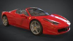 Start the race from inside the car where you can see all the cool details that make the ferrari f 458 the ultimate racing car. Ferrari Spider 2013 3d Models Stlfinder