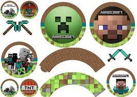 Minecraft Party Free Printable Wrappers And Toppers Minecraft Party Decorations Minecraft Party Minecraft