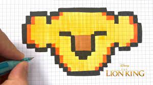 Maybe you would like to learn more about one of these? Tuto Pixel Art Simba Le Roi Lion Youtube