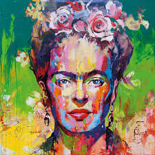 Voka Frida Lumas Kahlo Paintings Portrait Art Voka Art