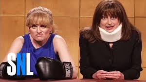 Tonya harding and nancy kerrigan boxing. Celebrity Boxing Match W Tonya Harding Snl Youtube